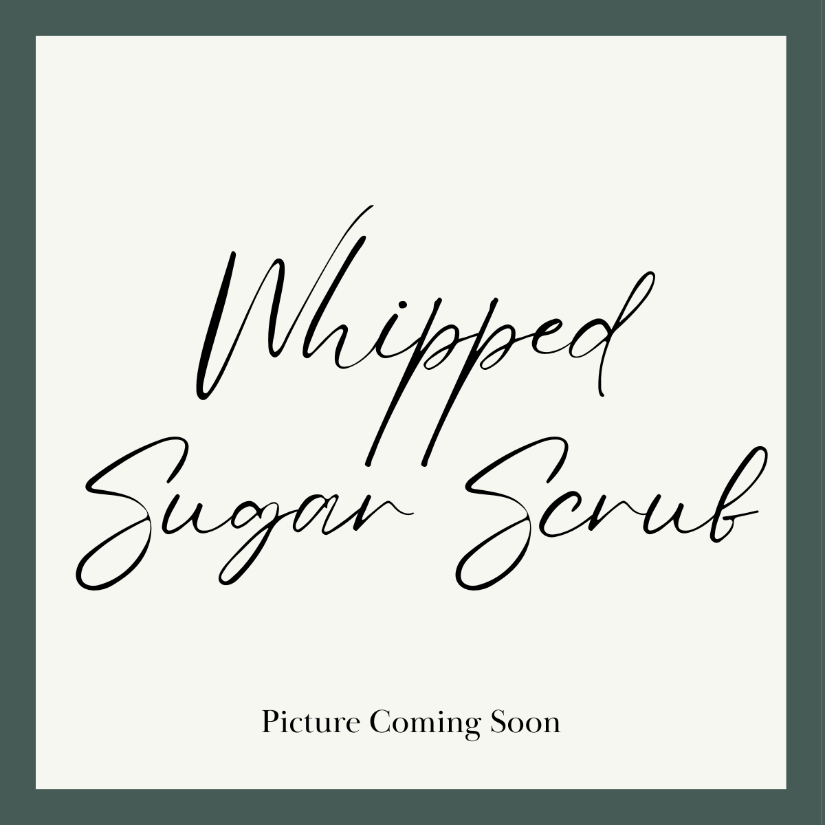 Whipped Sugar Scrub