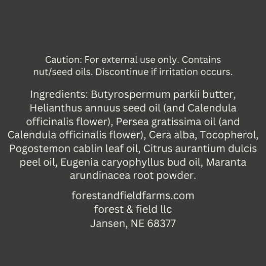 Patchouli Orange Cuticle Salve